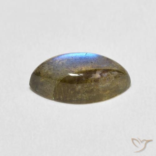Labradorita Multicolorido Natural 2.38ct, Marquesa, Translúcido