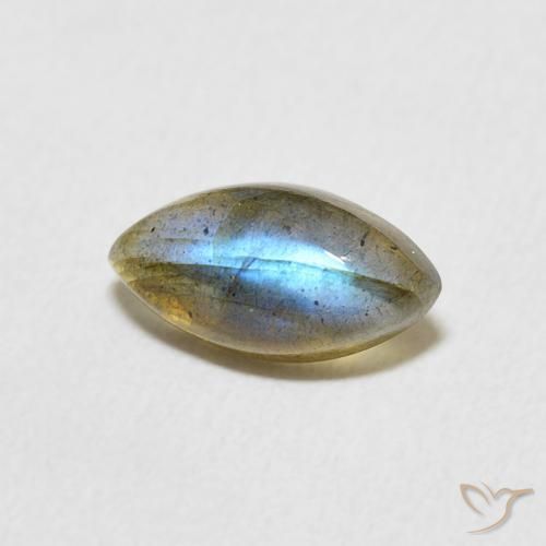Labradorita Multicolorido Natural 1.31ct, Marquesa, Translúcido