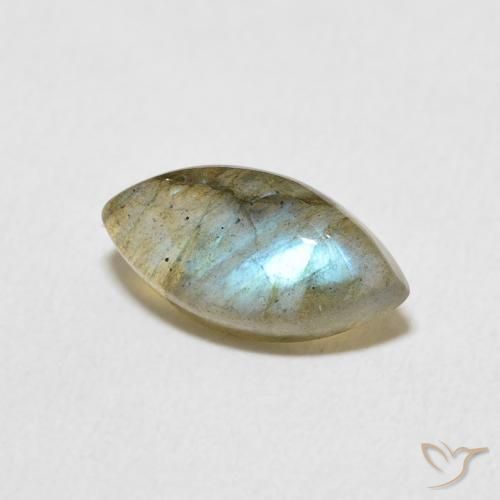 Labradorita Multicolorido Natural 2.30ct, Marquesa, Translúcido