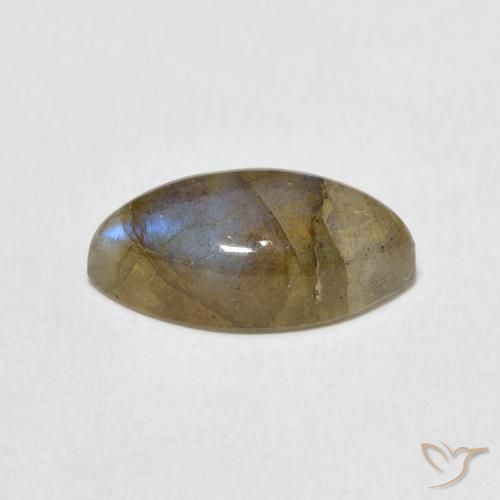 Labradorita Multicolorido Natural 2.51ct, Marquesa, Translúcido