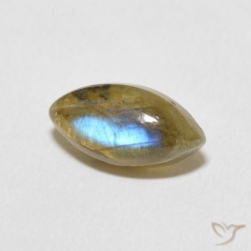 Labradorita Multicolorido Natural 2.34ct, Marquesa, Translúcido