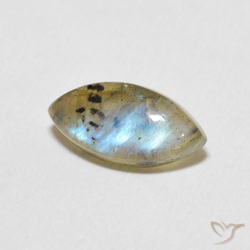 Labradorita Multicolorido Natural 2.15ct, Marquesa, Translúcido
