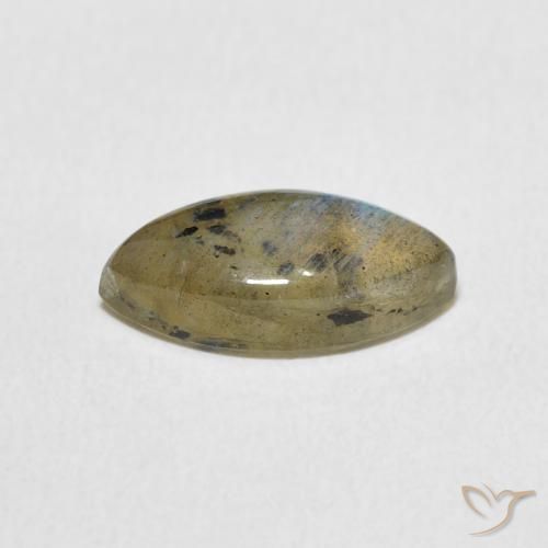 Labradorita Multicolorido Natural 2.15ct, Marquesa, Translúcido