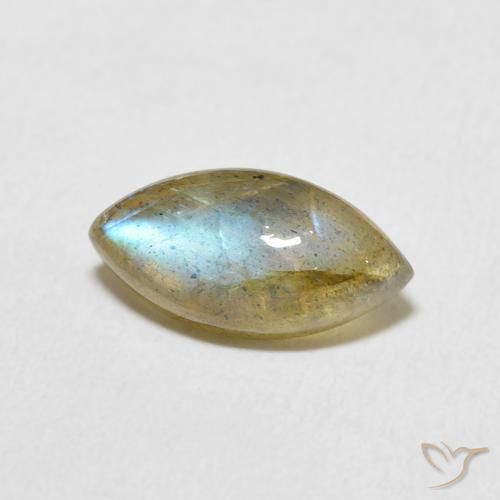 Labradorita Multicolorido Natural 2.51ct, Marquesa, Translúcido