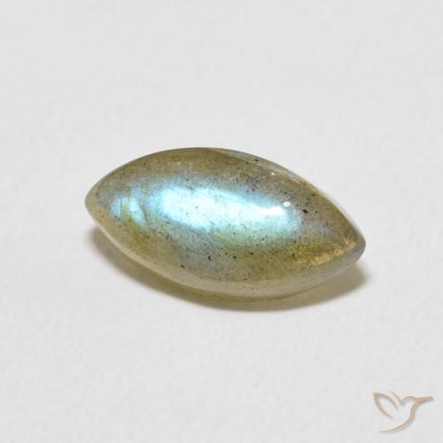 Labradorita Multicolorido Natural 2.24ct, Marquesa, Translúcido