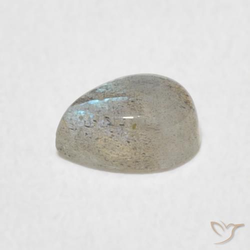 Labradorita Multicolorido Natural 0.60ct, Formato de pêra, Translúcido