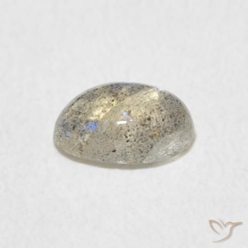 Labradorita Multicolorido Natural 0.50ct, oval, Translúcido