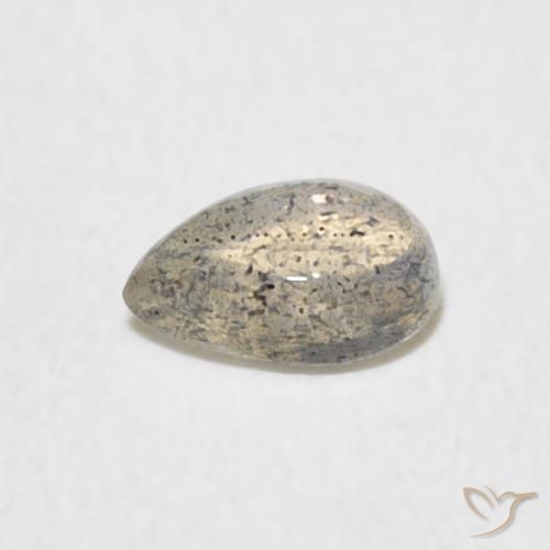 Labradorita Multicolorido Natural 0.50ct, Formato de pêra, Translúcido