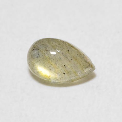 Labradorita Multicolorido Natural 0.43ct, Formato de pêra, Translúcido
