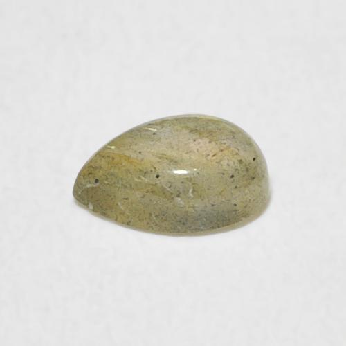 Labradorita Multicolorido Natural 0.43ct, Formato de pêra, Translúcido