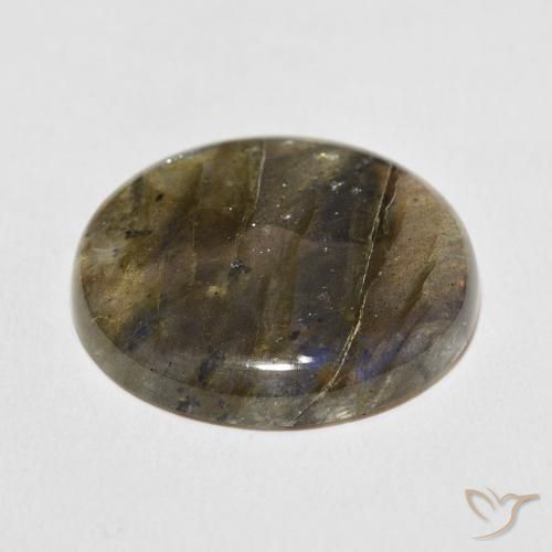 Labradorita Multicolorido Natural 29.35ct, Redondo, Translúcido
