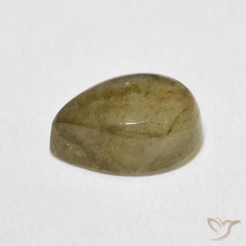 Labradorita Multicolorido Natural 2.39ct, Formato de pêra, Translúcido
