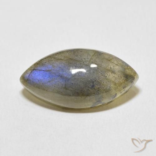 9.71ct Natural Multicolorido Labradorita, Marquesa, Translúcido