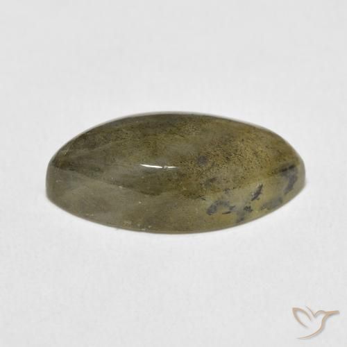 Labradorita Multicolorido Natural 9.71ct, Marquesa, Translúcido