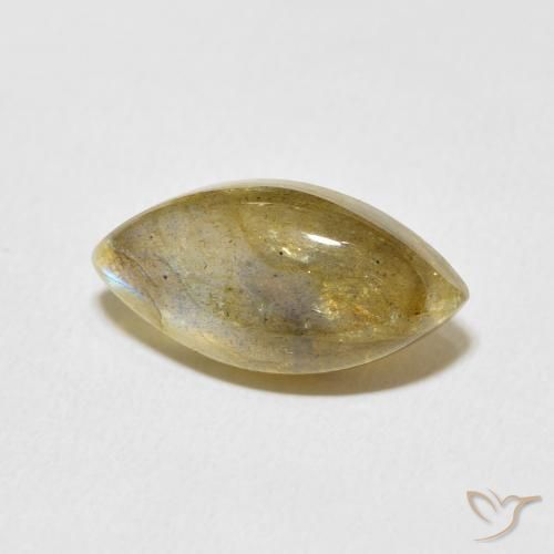 Labradorita Multicolorido Natural 6.90ct, Marquesa, Translúcido