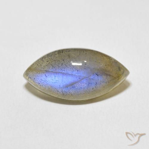 9.99ct Natural Multicolorido Labradorita, Marquesa, Translúcido