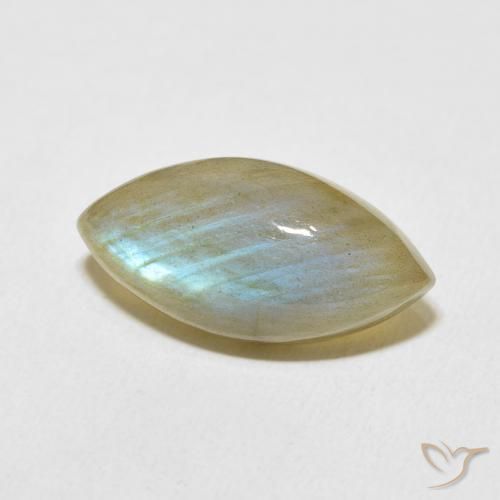 Labradorita Multicolorido Natural 9.70ct, Marquesa, Translúcido