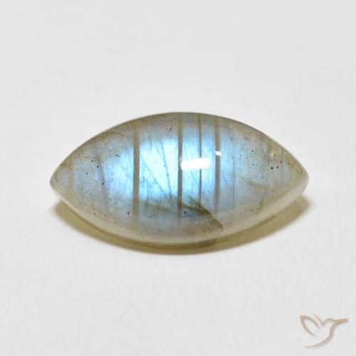 9.87ct Natural Multicolorido Labradorita, Marquesa, Translúcido