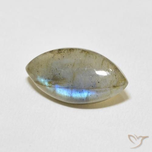 Labradorita Multicolorido Natural 7.70ct, Marquesa, Translúcido