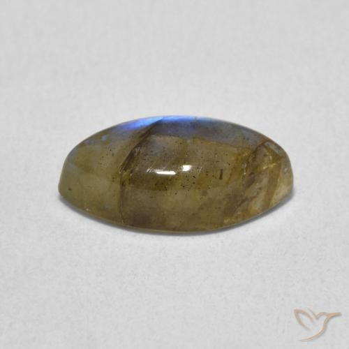 Labradorita Multicolorido Natural 2.54ct, Marquesa, Translúcido