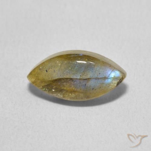 Labradorita Multicolorido Natural 2.09ct, Marquesa, Translúcido