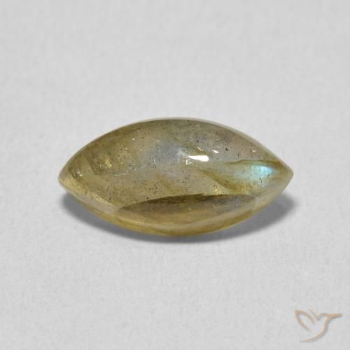 2.32ct Natural Multicolorido Labradorita, Marquesa, Translúcido