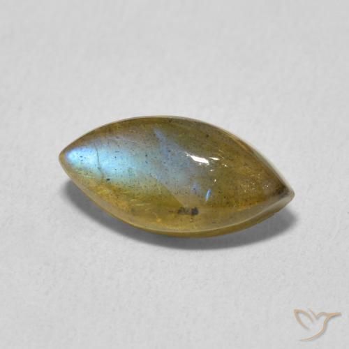 Labradorita Multicolorido Natural 2.49ct, Marquesa, Translúcido