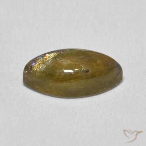 Labradorita Multicolorido Natural 2.49ct, Marquesa, Translúcido