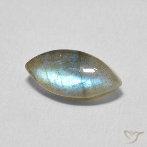 Labradorita Multicolorido Natural 2.47ct, Marquesa, Translúcido