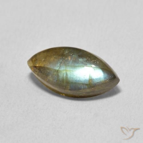 Labradorita Multicolorido Natural 2.34ct, Marquesa, Translúcido
