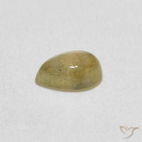 Labradorita Multicolorido Natural 0.44ct, Formato de pêra, Translúcido