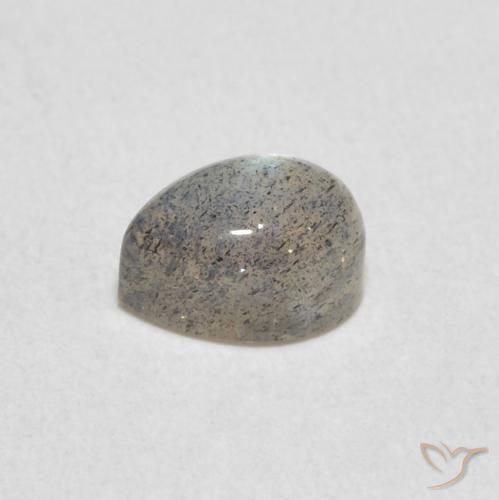 Labradorita Multicolorido Natural 0.80ct, Formato de pêra, Translúcido