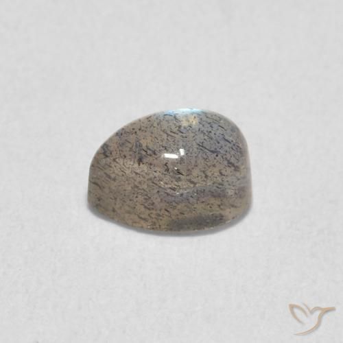 Labradorita Multicolorido Natural 0.78ct, Formato de pêra, Translúcido