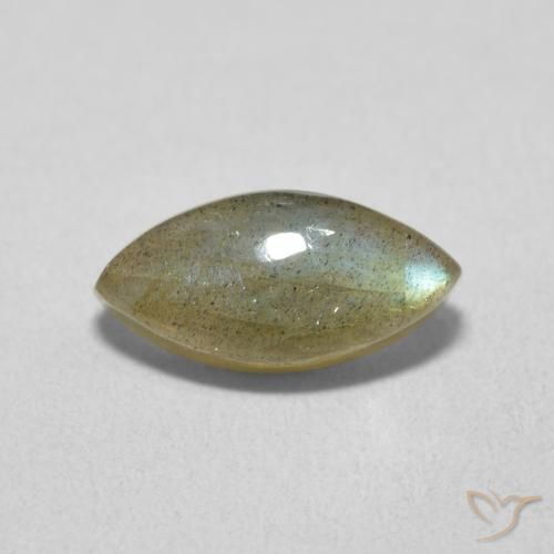 2.23ct Natural Multicolorido Labradorita, Marquesa, Translúcido