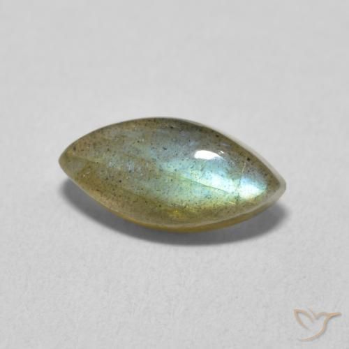 Labradorita Multicolorido Natural 2.23ct, Marquesa, Translúcido