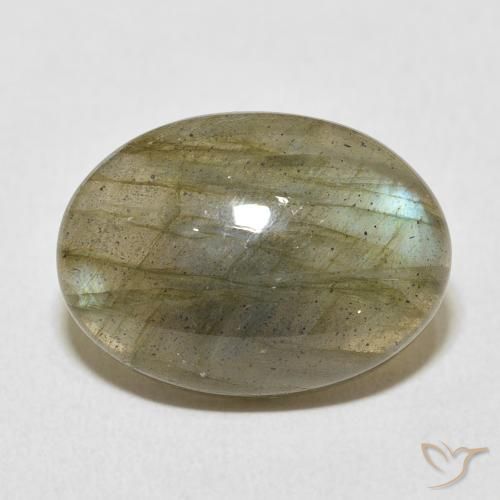 11.84ct Natural Multicolorido Labradorita, oval, Translúcido