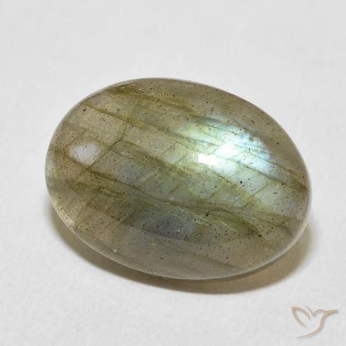 Labradorita Multicolorido Natural 11.84ct, oval, Translúcido