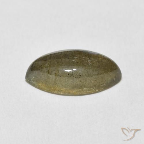 Labradorita Multicolorido Natural 5.11ct, Marquesa, Translúcido