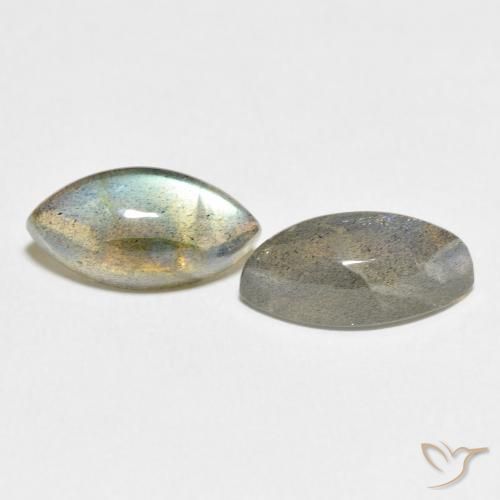 Pedras preciosas de Labradorita Multicolorido natural de 7.94 ct, Marquesa, Translúcido