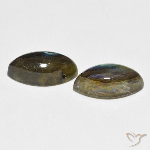 Pedras preciosas de Labradorita Multicolorido natural de 7.68 ct, Marquesa, Translúcido
