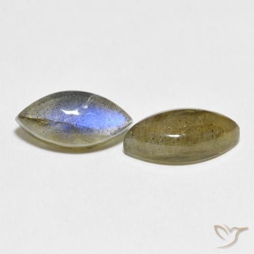 Pedras preciosas de Labradorita Multicolorido natural de 7.33 ct, Marquesa, Translúcido