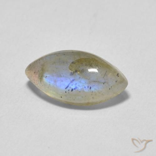 Labradorita Multicolorido Natural 2.52ct, Marquesa, Translúcido