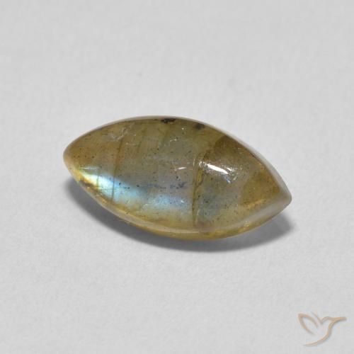 Labradorita Multicolorido Natural 2.39ct, Marquesa, Translúcido