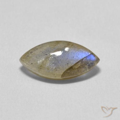Labradorita Multicolorido Natural 2.30ct, Marquesa, Translúcido