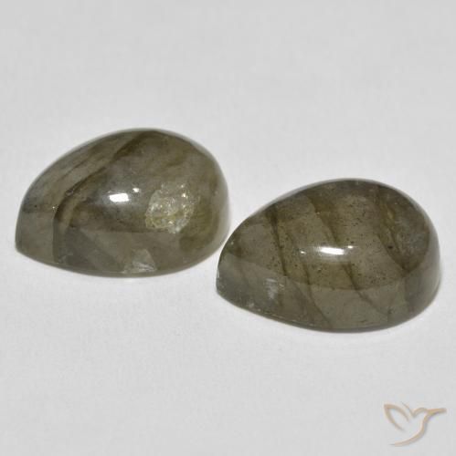 Pedras preciosas de Labradorita Multicolorido natural de 20.99 ct, Formato de pêra, Translúcido