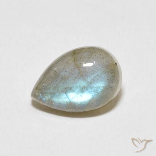 Labradorita Multicolorido Natural 2.40ct, Formato de pêra, Translúcido