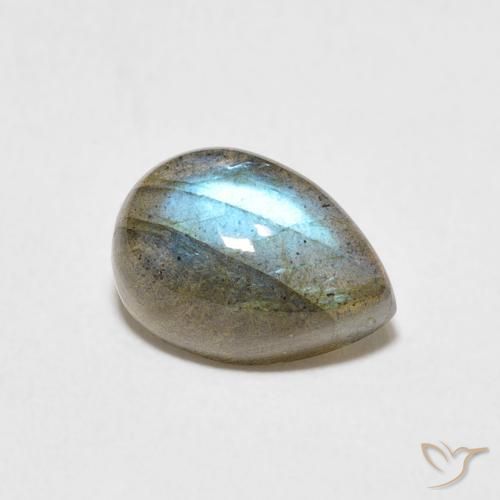 Labradorita Multicolorido Natural 2.78ct, Formato de pêra, Translúcido