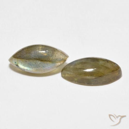 Pedras preciosas de Labradorita Multicolorido natural de 6.63 ct, Marquesa, Translúcido