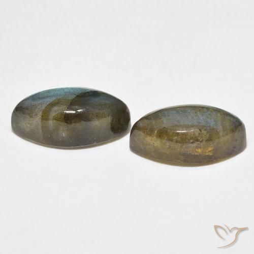 Pedras preciosas de Labradorita Multicolorido natural de 8.07 ct, Marquesa, Translúcido