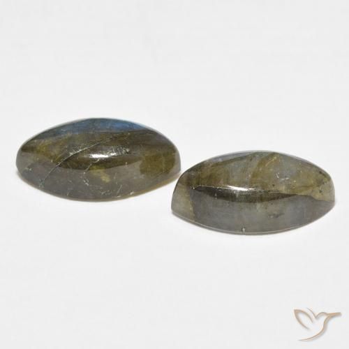 Pedras preciosas de Labradorita Multicolorido natural de 7.82 ct, Marquesa, Translúcido